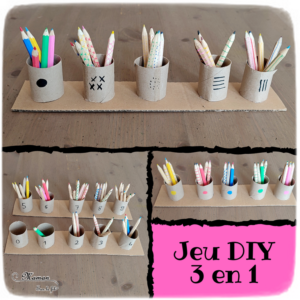 Jeu Diy En Avec Des Crayons Activit Maman Sur Le Fil