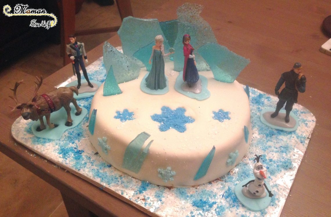 La reine des neiges , Les gâteaux d'anniversaire, Gourmandise Tunisie