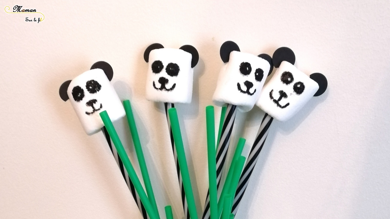 Fabriquer Des Guimauves Panda Activite Maman Sur Le Fil