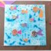 Créer un tableau de la mer ou aquarium avec des boutons - Animaux marins, poissons - Peinture bulles et papier bulle - Activité créative enfants été - Arts Visuels activité enfants - mslf