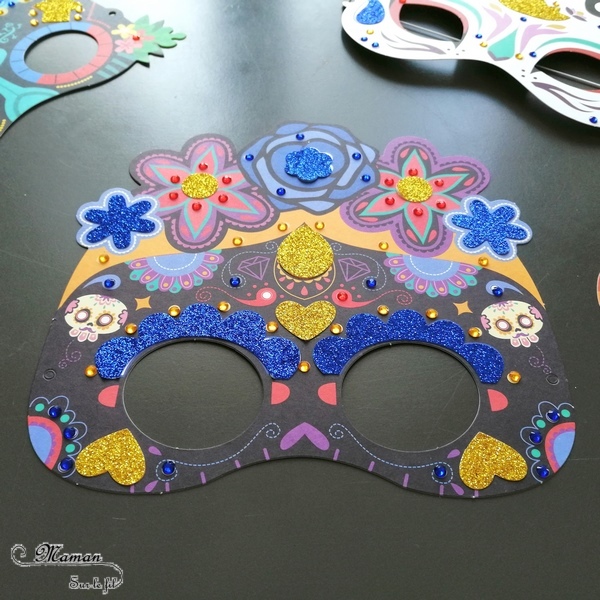 Activités manuelles pour enfant - Kit masques à décorer avec mosaïques