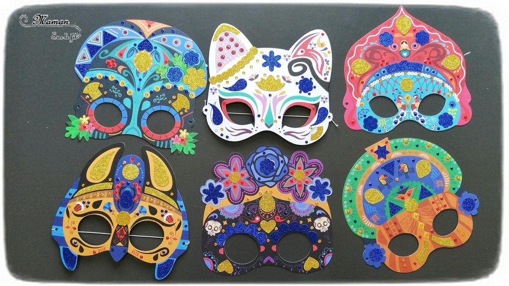 Coffret DIY Masques mosaïques à décorer