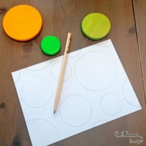 Art Visuel Autour Des Cercles Et Des Couleurs {Activité} - Maman Sur Le Fil