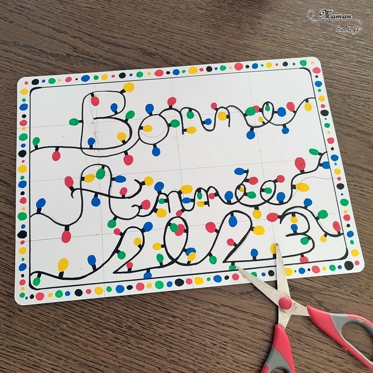 Faire une conception de cadeau de plaque de puzzle en acrylique, carte de  message pour , shineon