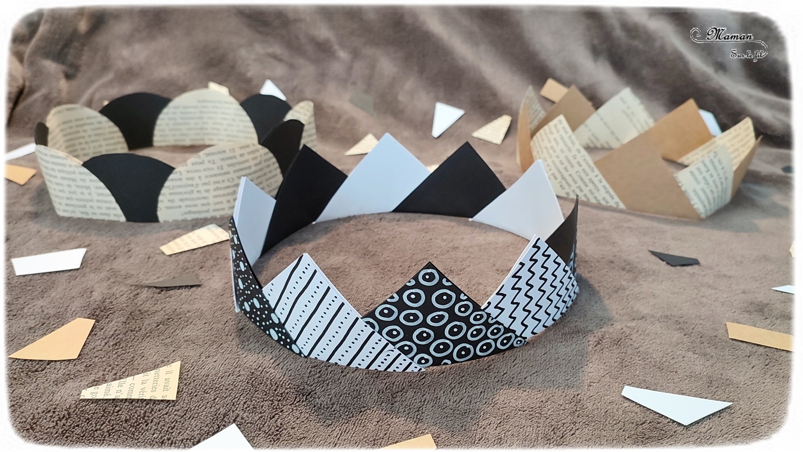 Fabriquer une couronne en papier avec votre enfant