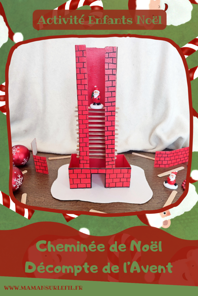 KIT Bricolage Noël : Calendrier de l'Avent en gommettes - MaGommette