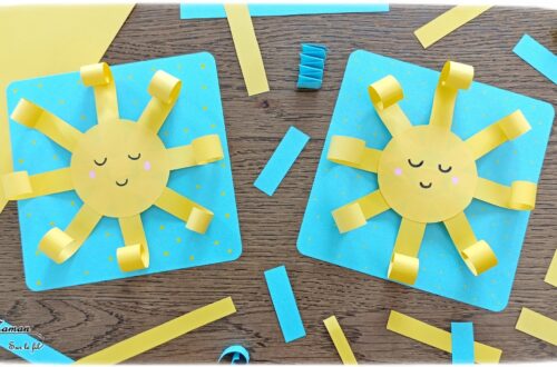 Fabriquer des cartes Soleil sur ressort : activité créative et manuelle enfants - Jolies cartes estivales avec un soleil qui bouge - Découpage, collage - Papier enroulé - Dessins et graphismes - Thème météo, été- Bricolage sympa et facile - Arts visuels Maternelle et cycle 2 - Maternelle et élémentaire - Créativité - Cycle 1 ou 2 - tutoriel photos et vidéo - mslf