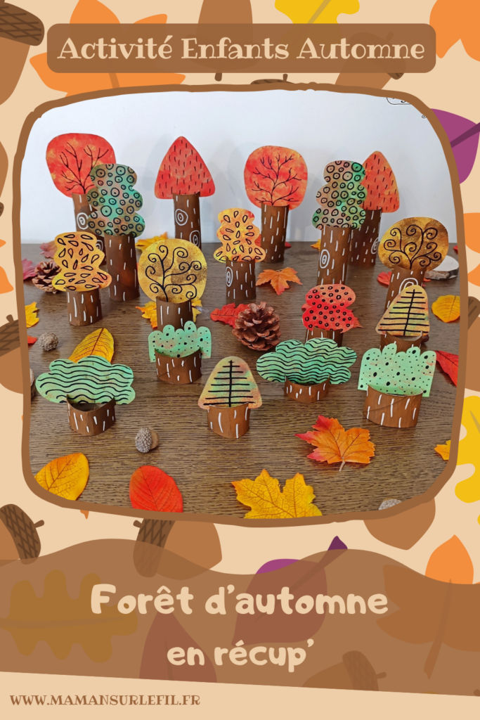 Fabriquer une forêt d'automne en récup' : activité créative, peinture et manuelle enfants - Idée de DIY d'automne piochée dans le carnet de saison Citeo - à télécharger gratuitement sur leur site - Recyclage et surcyclage de carton et de rouleaux de papier toilette, pq - Peinture, dessin et graphismes - Thème automne, forêt, arbres, feuilles - Bricolage et décoration sympa et facile - Arts visuels Maternelle et cycle 2 - Maternelle et élémentaire - Créativité - Cycle 1 ou 2 - tutoriel photos - mslf