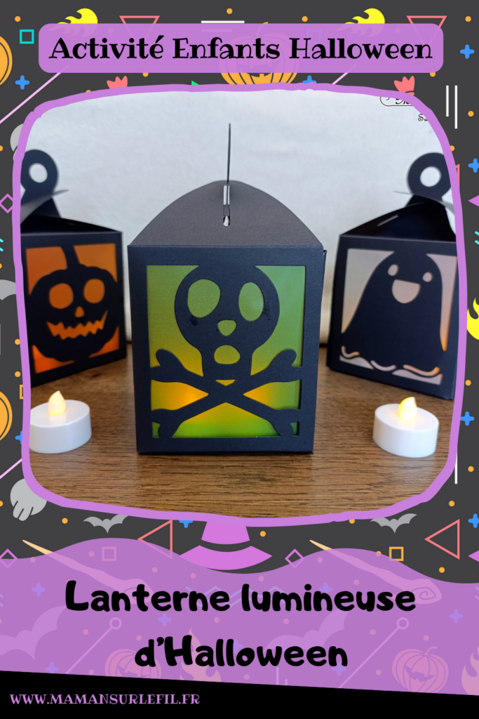 Fabriquer une lanterne lumineuse d'Halloween : activité créative et manuelle enfants - Tutoriel et tout le matériel vient de chez 10 Doigts - Collage de papier de soie de couleur pour effet transparence - Lanterne avec squelette, citrouille, fantôme, chat - Kit tout compris - Bricolage, DIY, décoration pour Halloween - Fait maison - Thème Halloween et créatures imaginaires et légendaires - Bricolage sympa et facile - Arts visuels Maternelle et cycle 2 - Maternelle et élémentaire - Créativité - Cycle 1 ou 2 - tutoriel photos - mslf