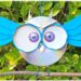 Fabriquer un hibou avec un CD et de la récup' : activité créative, récup' et manuelle enfants - Peinture, bricolage - Utilisation de bouchons, de couteaux en bois, d'un CD et d'aluminium - Décoration, suspension pour le jardin - Recyclage, surcyclage Compact Disc - Atelier Nature pour éloigner les oiseaux du potager et des plantations - Thème automne, animaux de la forêt, oiseaux, hiboux et chouettes - Bricolage et décoration sympa et facile - Arts visuels Maternelle et cycle 2 - Maternelle et élémentaire - Créativité - Cycle 1 ou 2 - tutoriel photos - mslf