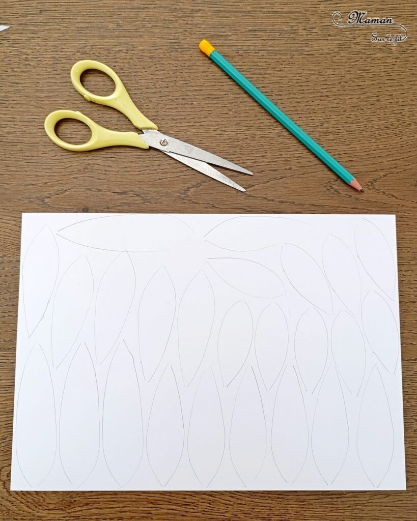 Fabriquer un masque de plumes en papier avec des surligneurs et des stylos gel : activité créative, dessin et manuelle enfants - Découpage, Coloriage, dessin et graphismes - Couleurs pastels - Collage pour un masque façon Loup avec un bâtonnet en bois - Bricolage ludique et coloré pour un thème Anniversaire, Carnaval, Mardi Gras - Bricolage et décoration sympa et facile - Arts visuels Maternelle et cycle 2 - Maternelle et élémentaire - Créativité - Cycle 1 ou 2 - tutoriel photos - mslf