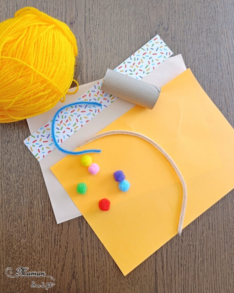 Fabriquer un clown qui jongle en récup' : activité créative, récup' et manuelle enfants - Recyclage, surcyclage de rouleau de papier toilette, PQ en carton - Papier coloré - Jonglage avec fil chenille et pompons - Nez rouge en pompon et cheveux en laine - Bricolage rigolo, ludique et coloré pour un thème Carnaval, Mardi Gras ou Cirque - Bricolage et décoration sympa et facile - Arts visuels Maternelle et cycle 2 - Maternelle et élémentaire - Créativité - Cycle 1 ou 2 - tutoriel photos - mslf